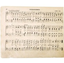 1881 Husbandman Victorian Sheet Music Ohio State Grange Agriculture 1st ... - $19.99