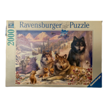 Ravensburger Jigsaw Puzzle 2000 Tiles Pieces &quot;Wolves in the snow&quot; #160129 - $19.59