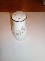 Vintage Noritake Pepper Shaker White silver trim  - £11.84 GBP