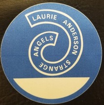LAURIE ANDERSON - VINTAGE 1990 ORIGINAL CONCERT TOUR CLOTH BACKSTAGE PASS - $12.00