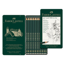 Faber-Castell 9000 Graphite Pencil Art Set (Tin of 12) - $32.98