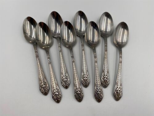 International SteelsmIths Stainless Steel MARQUIS Teaspoons Set of 8 - $49.99