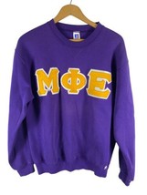 Vintage Mu Phi Epsilon Sweatshirt Size Large Russell Athletic USA Made Sorority - £74.49 GBP