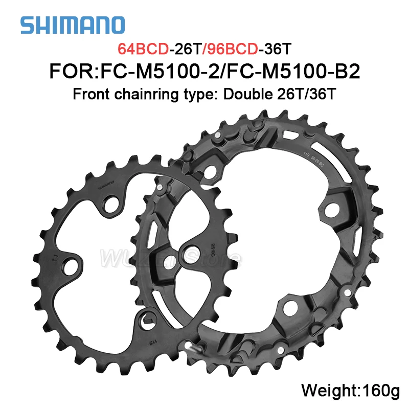 Ore 11s 64 96bcd 26t 36t chainring mountain bike sprocket for shimano fc m5100 mt510mtb thumb200