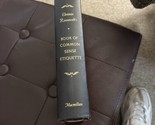 Eleanor Roosevelts Book Of Common Sense Etiquette 1962 2nd Printing Hard... - $9.89