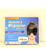 Hot &amp; Cold Migraine Relief Cap Migraine Headache Relief Wrap Ice Relief ... - $273.40 MXN
