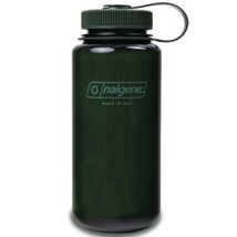 Nalgene Sustain 16oz Wide Mouth Bottle (Jade) Recycled Reusable Green - £11.29 GBP