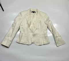 Anne Klein Off White Suit Jacket Blazer Stretch Sz 6P  Business Formal NWT NEW - £28.54 GBP