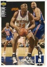 1994-1995 Upper Deck Collector&#39;s Choice Card Anthony Mason #314 New York Knicks - $1.97