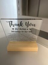 Inspirational Acrylic Thank You Plaque Gift for Teachers Women Men Desk ... - $218.66 MXN Inspirational Acrylic Thank You Plaque Gift for Teachers Women Men Desk ... - $218.66 MXN