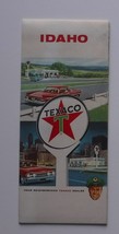 Folding Road Map Idaho Texaco Touring Map 1963 - £10.99 GBP