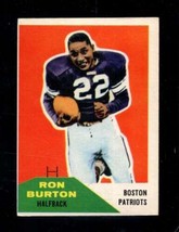 1960 Fleer #130 Ron Burton Vgex (Rc) Patriots *X94291 - £10.94 GBP