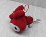 McDonalds Red My Melody Plush Hanging Loop Keychain Sanrio 2007 - $9.89