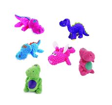 MPP Dog Toys Tough Double Stitched Durable Choose Flying Pig Gator Dinosaur Trex - £10.36 GBP