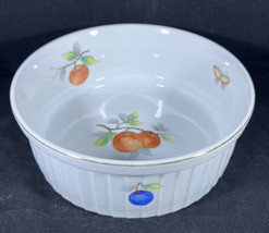 Andrea By Sadek Cookware Fruit Pattern 7333 Oven To Table Casserole Dish - £16.82 GBP