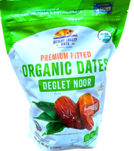 Desert Valley Date Organic Premium Pitted Dates 40 Ounce Bag EXP 03/2027 - $20.33