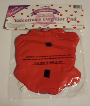 Vintage 1996 Hermitage Pottery Valentine&#39;s Day Hot Pads With Magnets Scented NOS - £3.91 GBP