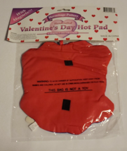 Vintage 1996 Hermitage Pottery Valentine&#39;s Day Hot Pads With Magnets Sce... - $4.99