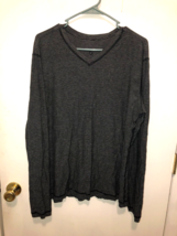 Lululemon Mens Striped Speed Shirt V Neck Long Sleeve SZ Medium or Large? - $17.81