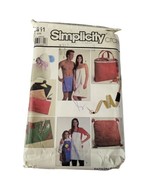 Vtg Simplicity Sewing Pattern 8411 Crafts Apron Bath Wrap Tote +6 More - £5.49 GBP