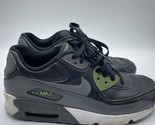 Nike Air Max 90 LTR GS  Size 6.5 Youth 833412-008 Black Gray Green B60 - £25.10 GBP