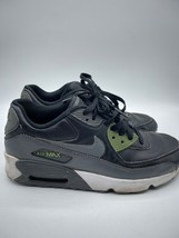 Nike Air Max 90 LTR GS  Size 6.5 Youth 833412-008 Black Gray Green B60 - £24.90 GBP