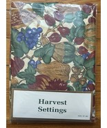 NEW Vintage Avon Home Fashions Harvest Settings Fall 70” Round Tablecloth - $580.95 MXN