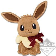 Ichiban Kuji Pokemon Eievui＆Crystal Drops A Plush Red Ribbon Ver. 27cm - £73.28 GBP