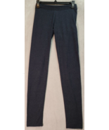 LC Lauren Conrad Activewear Leggings Womens XS Navy Cotton Skinny Leg St... - $320.51 MXN