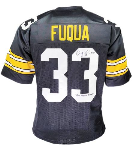 Primary image for John 'Frenchy' Fuqua Signed Autographed "The French Count" Pittsburgh Jersey JSA