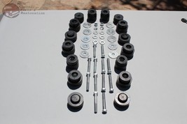 Body Mount Rubber Bushing Bolt Hardware Kit GTO Lemans Tempest Coupe Hardtop New - $102.82