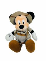 Disney Parks Mickey Mouse Safari Explorer Plush with Binoculars, Adventureland - £37.70 GBP