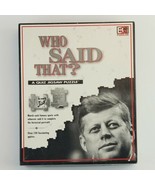 Jigsaw Puzzle Who Said That Quiz Buffalo Games 1994 Famous Quotes 24 × 1... - £7.07 GBP