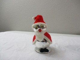 Vintage Christmas Penguin red cloth plastic bulb ornament - £31.64 GBP