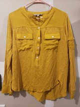 Womens Banana Republic Heritage Collection Long Sleeve Shirt Yellow Size... - £10.05 GBP