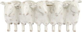 Farmhouse Resin Sheep Planter By Creative Co-Op, White. - £28.40 GBP