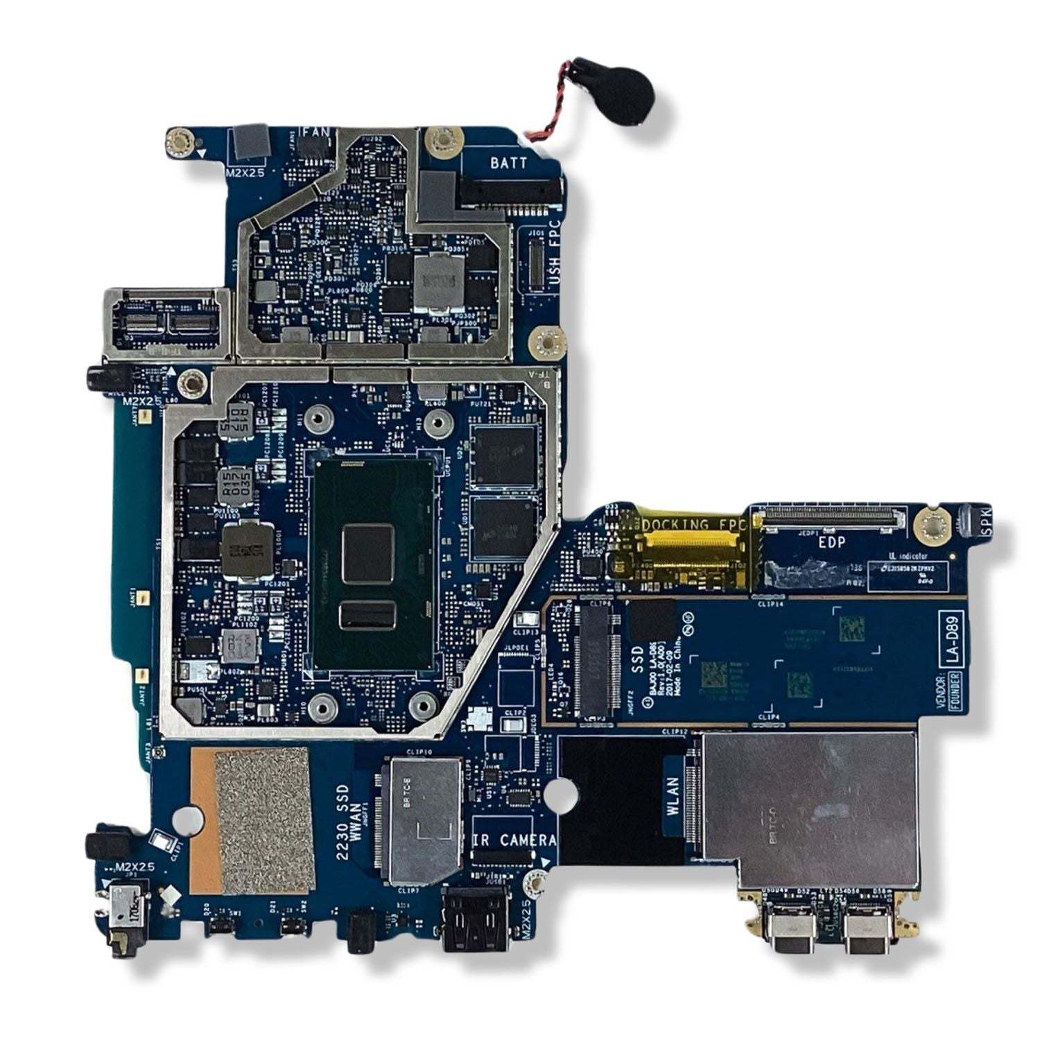 Genuine Dell Latitude 5285 2-In-1 Tablet Motherboard i3-7100U 2.4GHZ 4GB D4VVK Item image 3