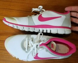 Nike Free 3.0 Women&#39;s Size 10 no insoles 2008 354749-161 White Pink - £17.90 GBP
