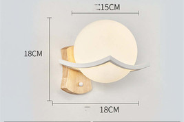 LED European Style Bedroom Wooden Bedside Lamp - £49.82 GBP+