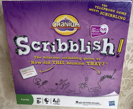 Cranium Scribblish Board Game - Hasbro Family Picture Drawing Guess 4-6 Players - £10.65 GBP