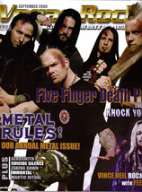 VEGAS ROCKS! Annual Metal Issue:  Five Finger Death Punch  Sept 2009 - £7.80 GBP