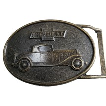 Chevrolet Belt Buckle Chevy Car Truck Automobile Rodeo Western Vintage - £7.98 GBP