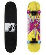 KRYPTONICS MTV MUSIC TELEVISION Zapp 31” X 7.75” Double Kick Tail Skateb... - £29.45 GBP