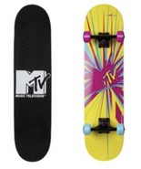 KRYPTONICS MTV MUSIC TELEVISION Zapp 31” X 7.75” Double Kick Tail Skateb... - $37.44