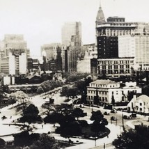 Logan Circle Philadelphia Photo Vintage Small Photograph 1940 Karl Lutz - £9.87 GBP