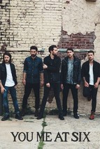 You Me At Six ~ Brick Wall ~ 24x36 Music Poster ~ Josh Franceschi Helyer Miller - £6.72 GBP