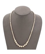 Vintage Sterling Silver 925 Graduated Bead Beads Chain Necklace 24&quot; Length - £128.97 GBP