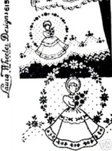 Southern Belle Girl transfer embroidery LW615 - £3.90 GBP