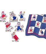 Raggedy Ann with Andy + Belinda 1943 Quilt Pattern transfer - £4.74 GBP