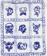 Vintage Baby Animals appliqued Crib Quilt transfer pattern m771 - £4.74 GBP